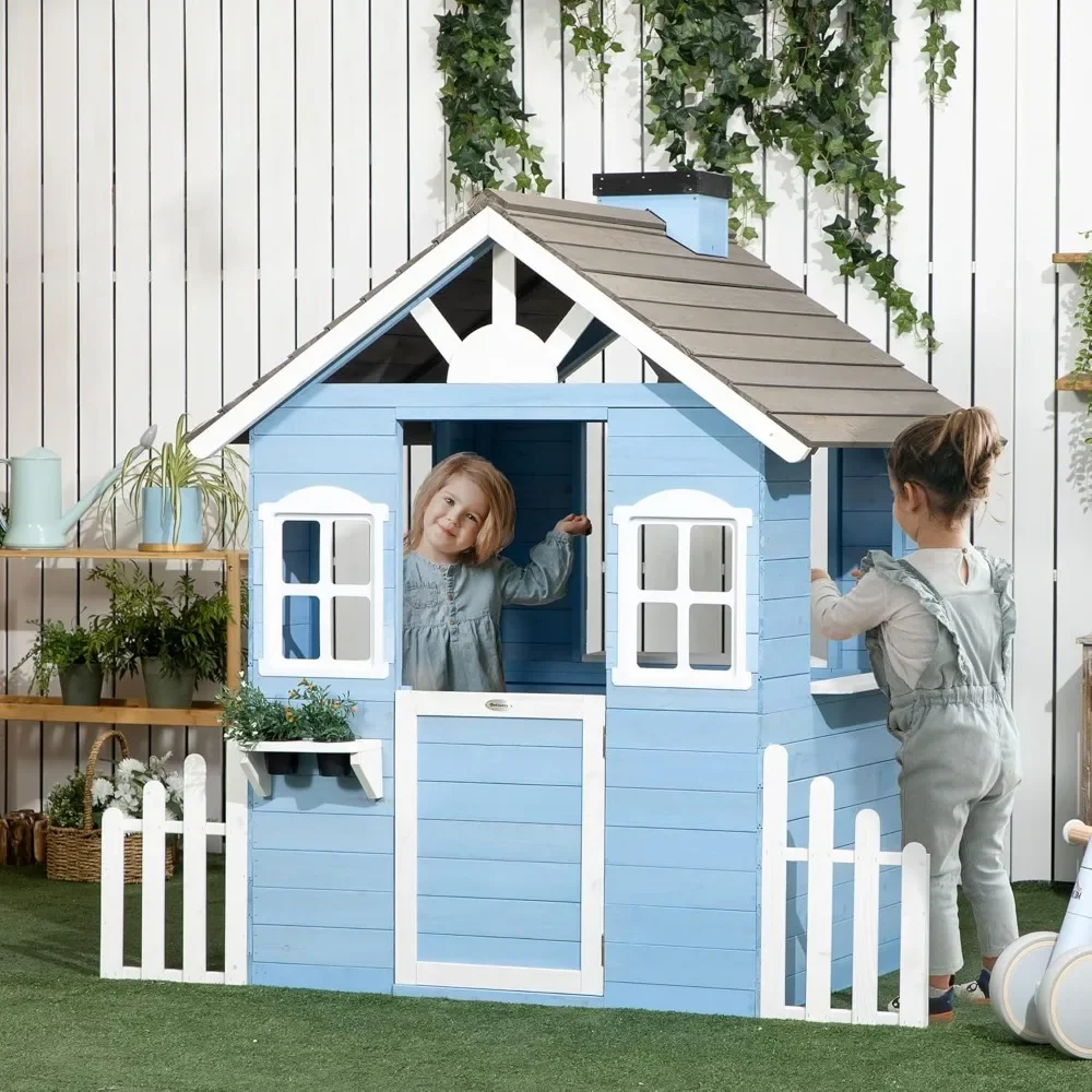 Kids Outdoor Playhouse - Playhouse For Kids Outdoor Country Style