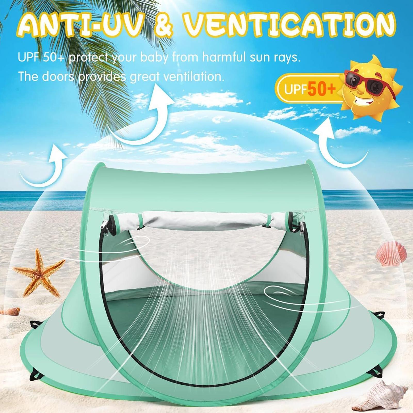 Kids Outdoor House Accessories - Baby Beach Tent Portable Shade Pool