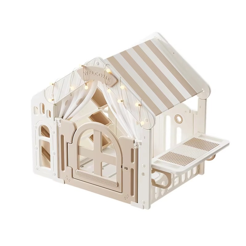 Kids Outdoor Playhouse - Modern Indoor/Outdoor Toddler Kids Plastic Tent