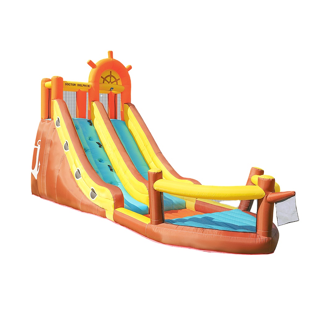 Kids Outdoor Water - Doctor Dolphin Pirate Ship Outdoor Jumping