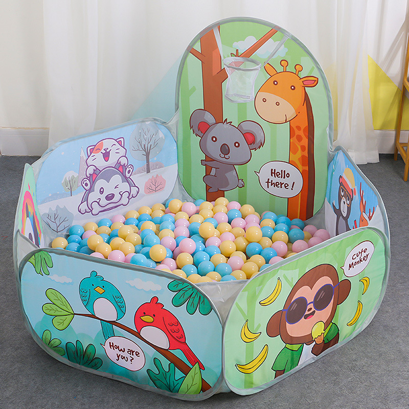 Kids Outdoor House Accessories - Cartoon Animals Portable Foldable Tent Indoor