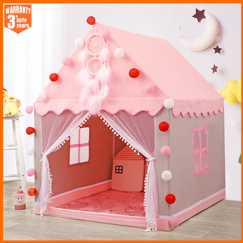 Kids Outdoor House Accessories - Children Play Tent Princess Castle House