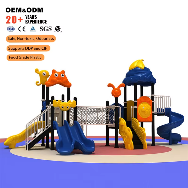 Kids Outdoor Slide Set - Commercial Outdoor Amusement Equipment Large Outdoor
