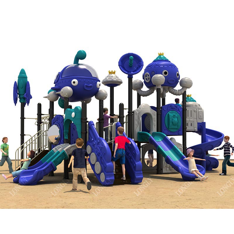 Kids Outdoor Monkey Bars - 114mm Kids Plastic Playground Equipment Outdoor