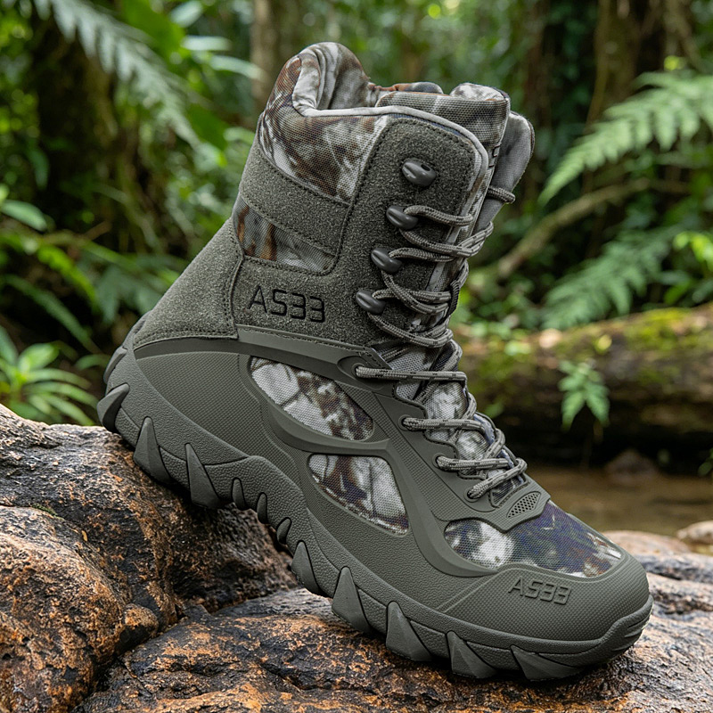 Outdoor Kid - Men Tactical Boot Outdoor Ultrallight Safety