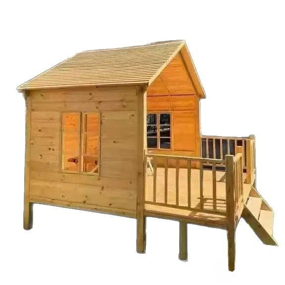 Kids Outdoor Playhouse - Outdoor Movable Assembly Homestay Tree House