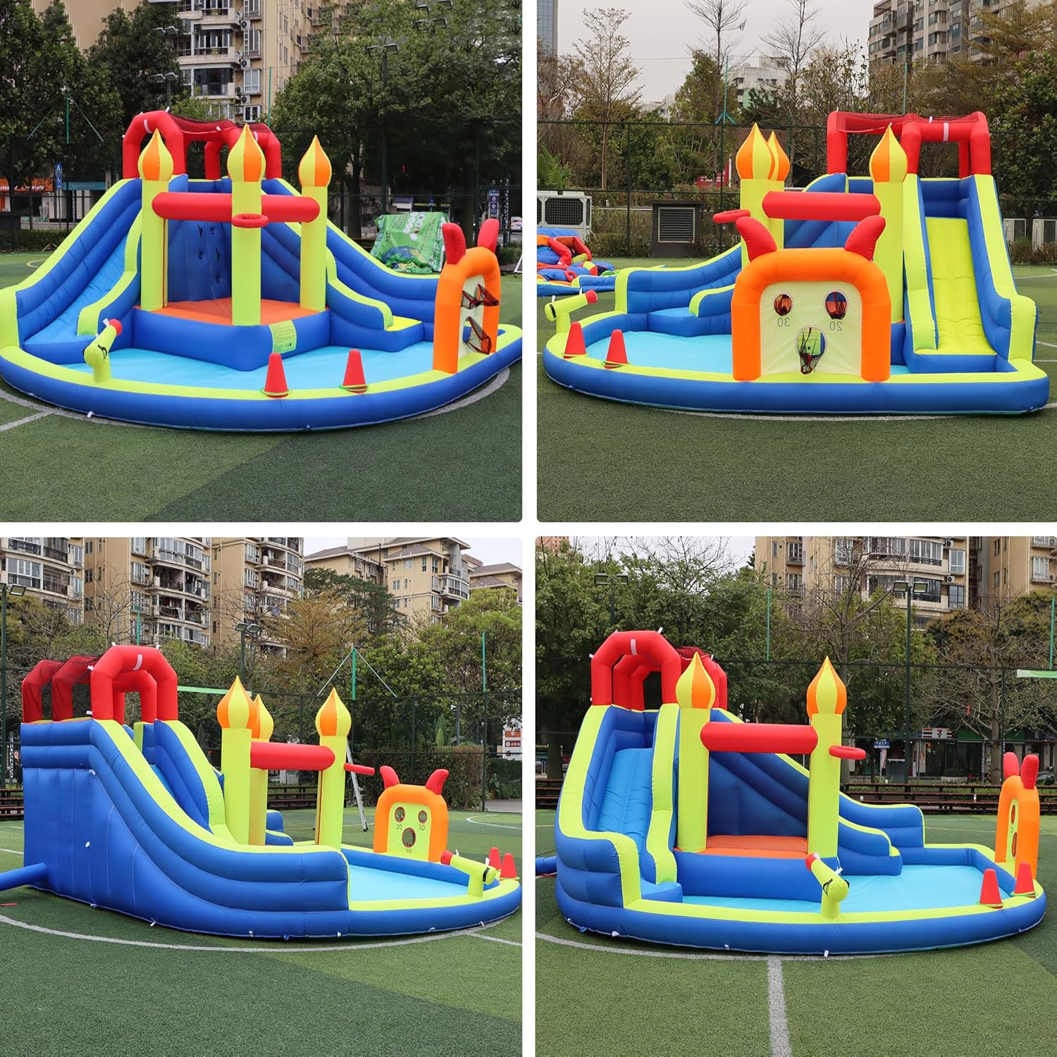 Kids Jumping Castle with Two L - Kids Outdoor Water ulasan dan harga