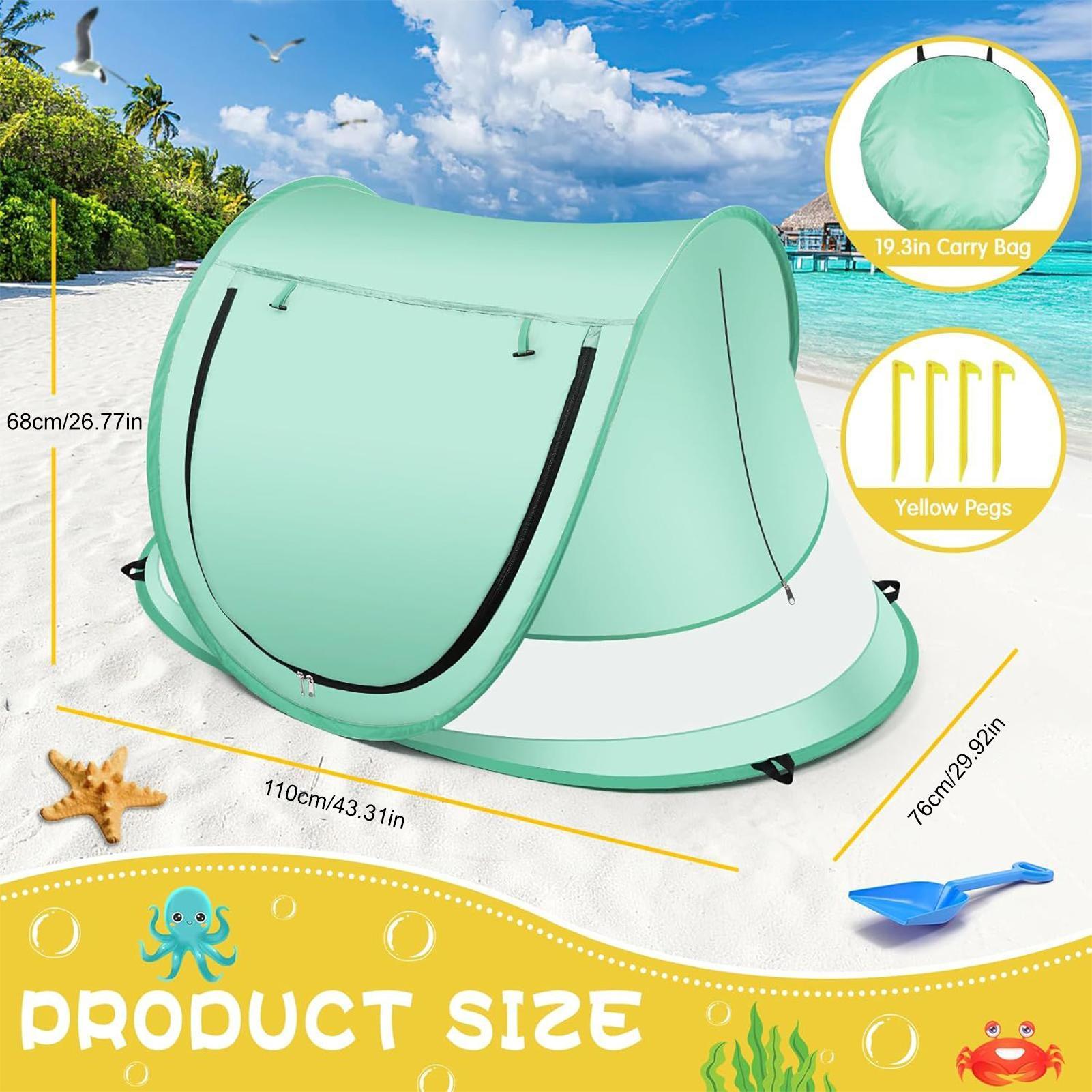 Baby Beach Tent Portable Shade - Kids Outdoor House Accessories ulasan dan harga