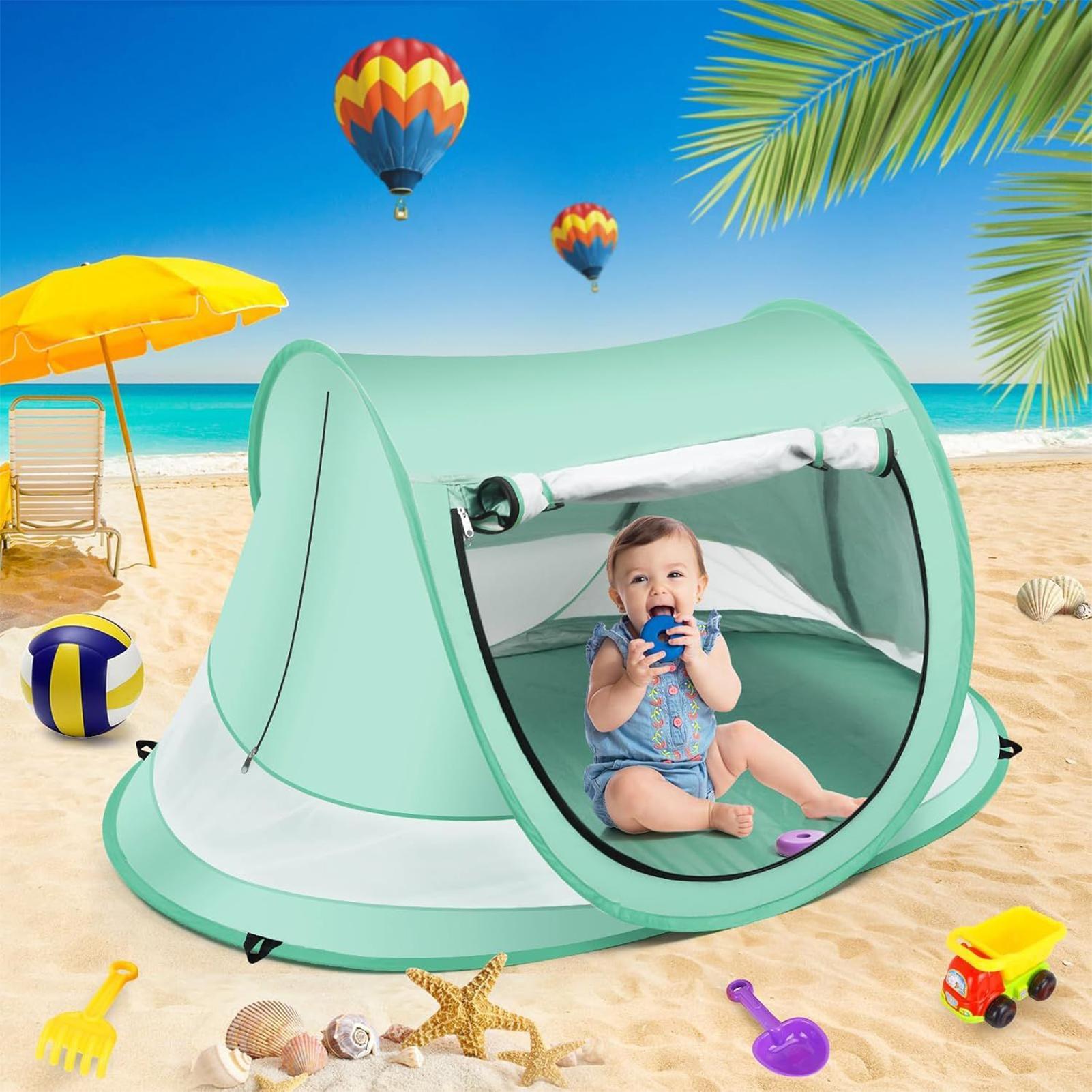 Baby Beach Tent Portable Shade - Kids Outdoor House Accessories ulasan dan harga
