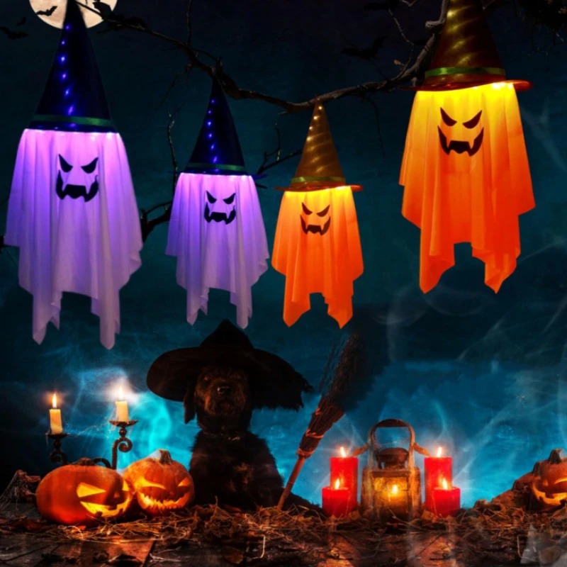 1/2PCS Halloween Pumpkin Wizar - Kids Outdoor House Accessories ulasan dan harga
