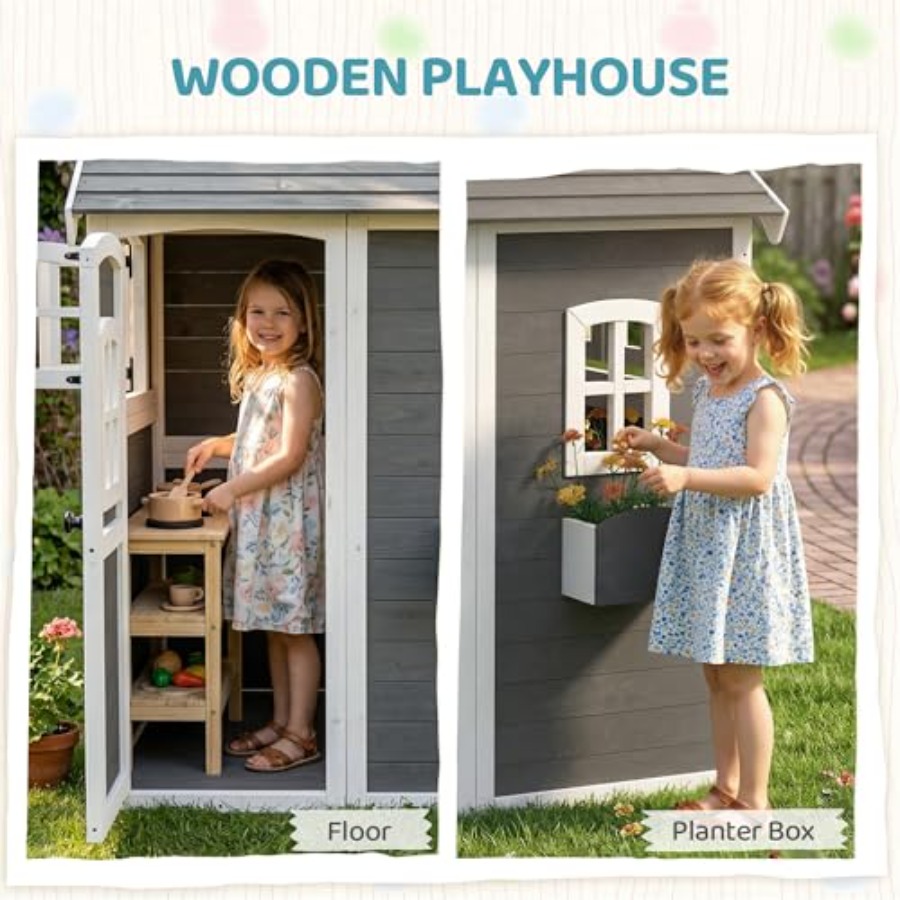 Outdoor wooden playhouse for k - Kids Outdoor Playhouse ulasan dan harga