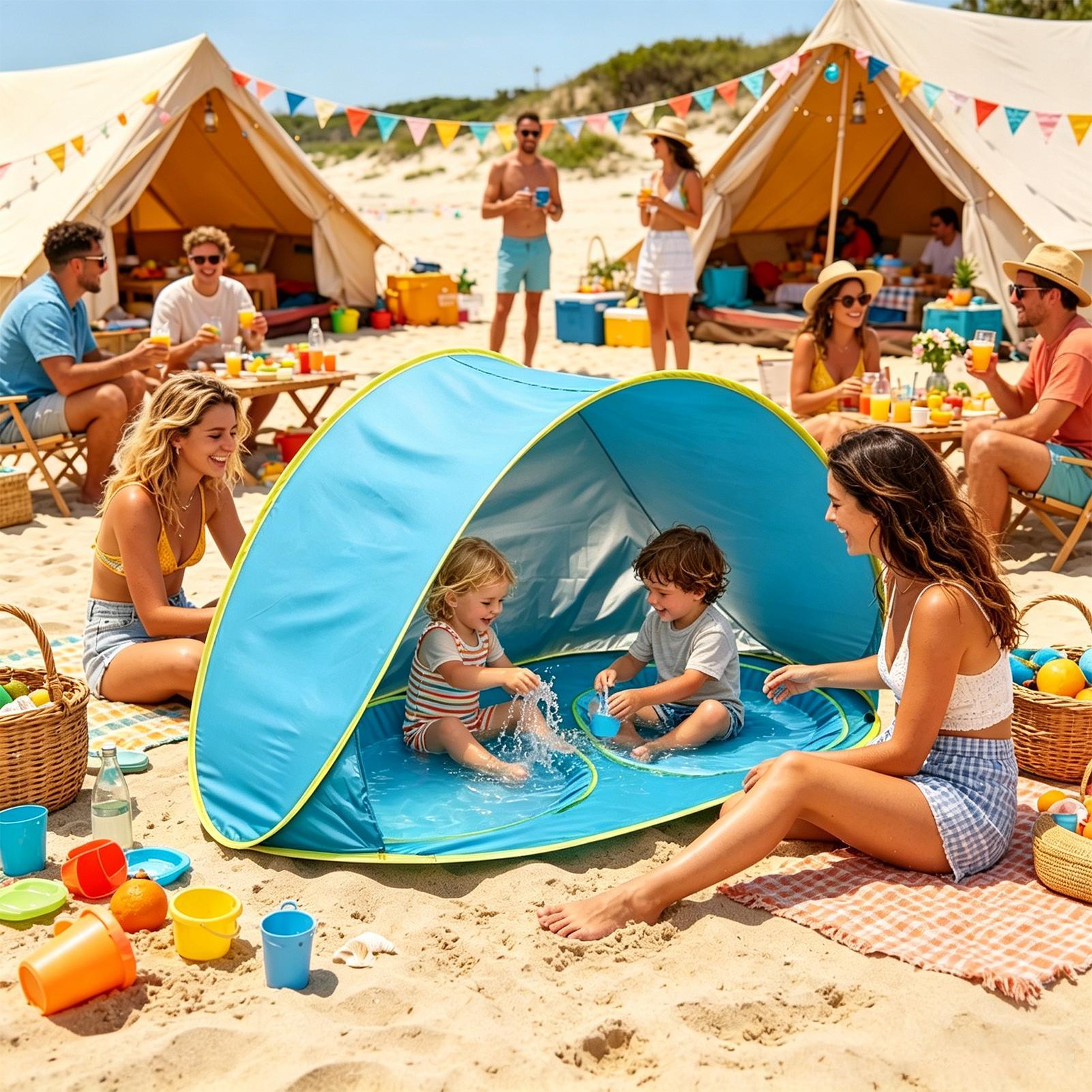 Kids Beach Tent UV Protection  - Kids Outdoor Activity Centre ulasan dan harga