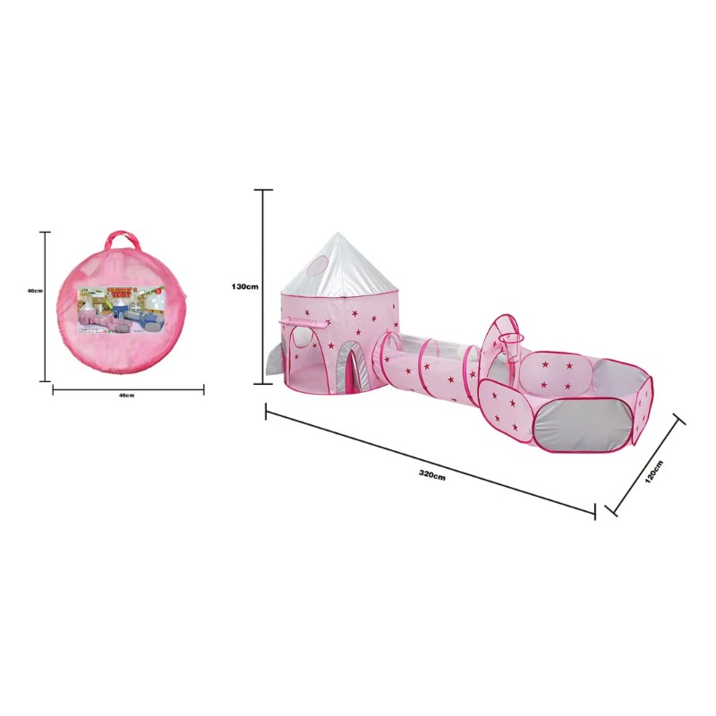 3 in 1 Kids Tent House Portabl - Kids Outdoor House Accessories ulasan dan harga