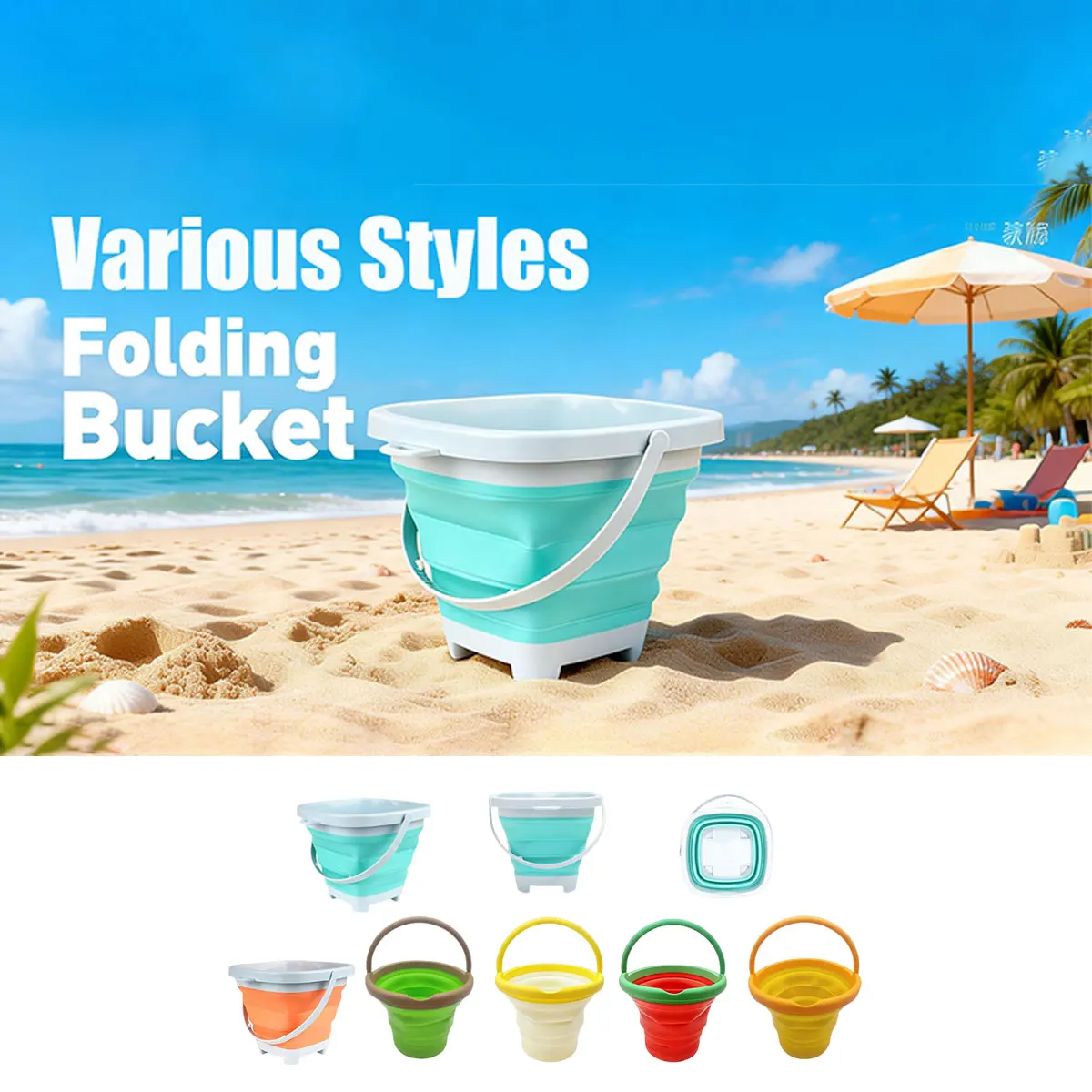 Different Foldable Sand Bucket - Kids Outdoor Activity Centre ulasan dan harga