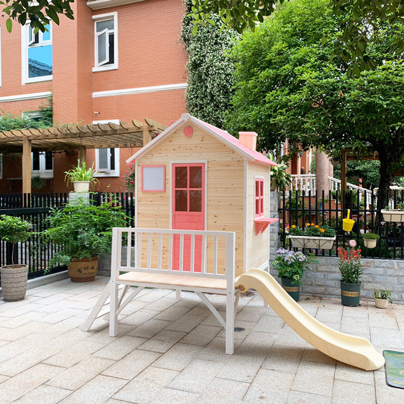 Large playhouse, kindergarten, - Kids Outdoor Playhouse ulasan dan harga