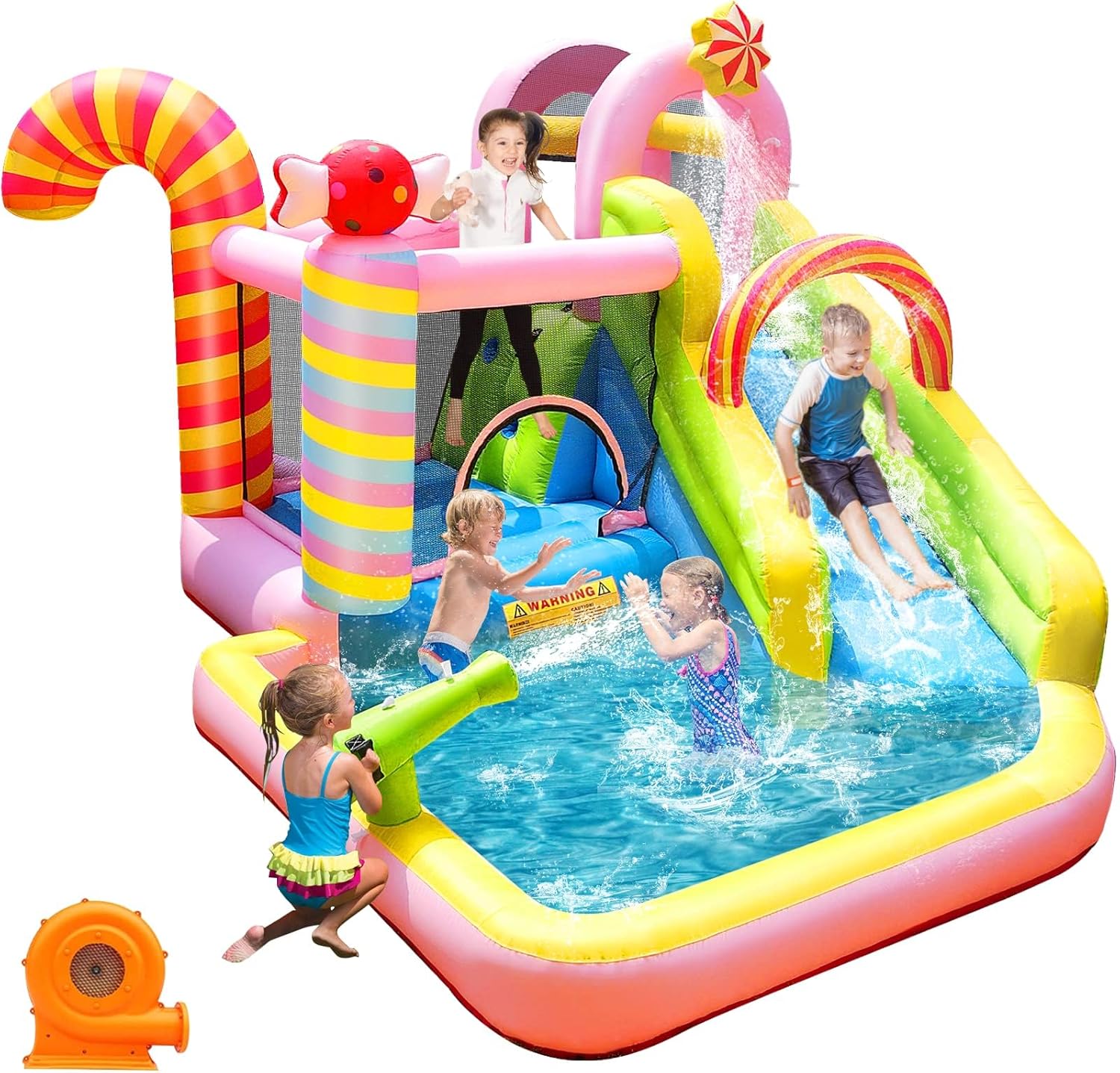 Kids Inflatable Water Slide Bo - Kids Outdoor Water ulasan dan harga