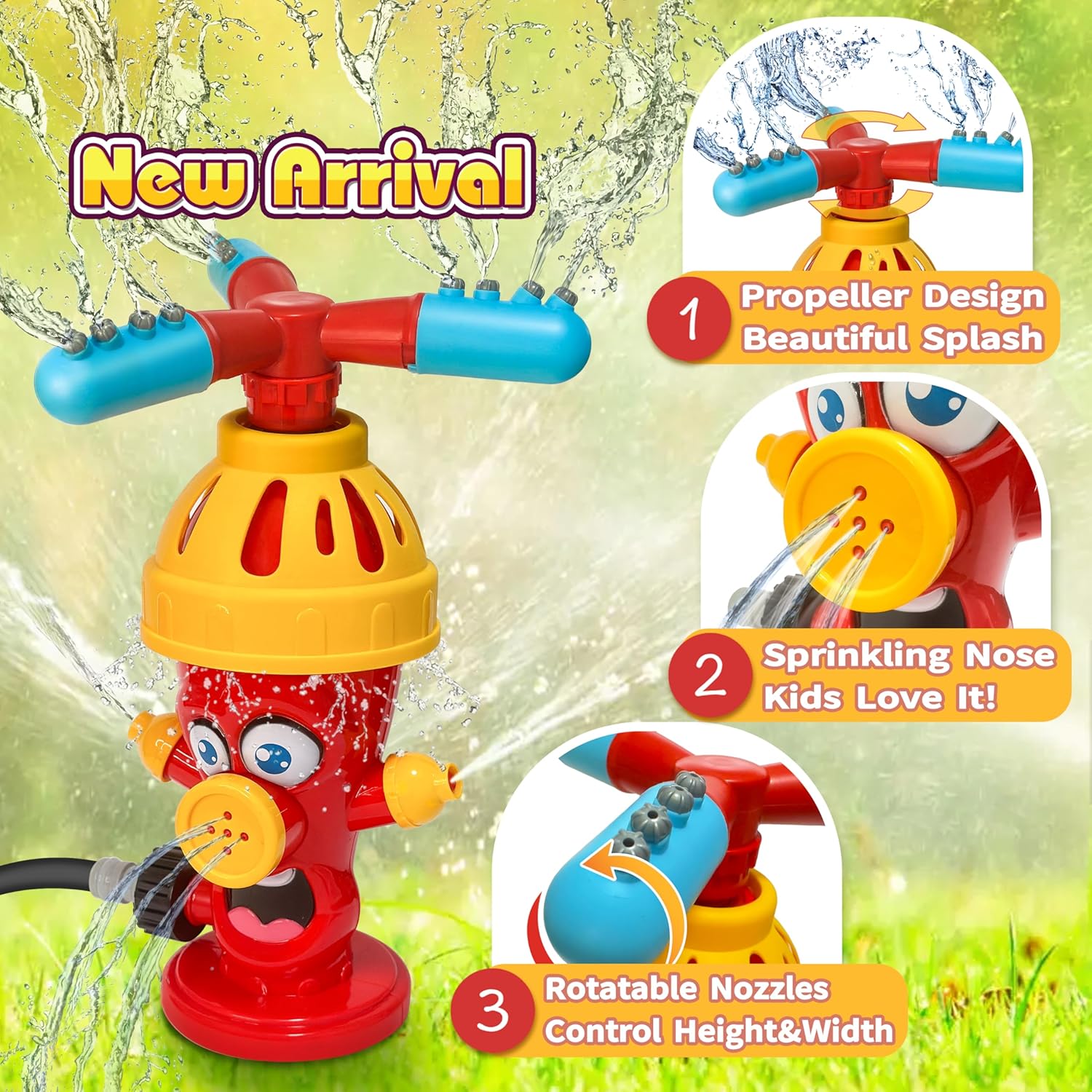 Water Spray Toy Hydrant Sprink - Outdoor Kid ulasan dan harga