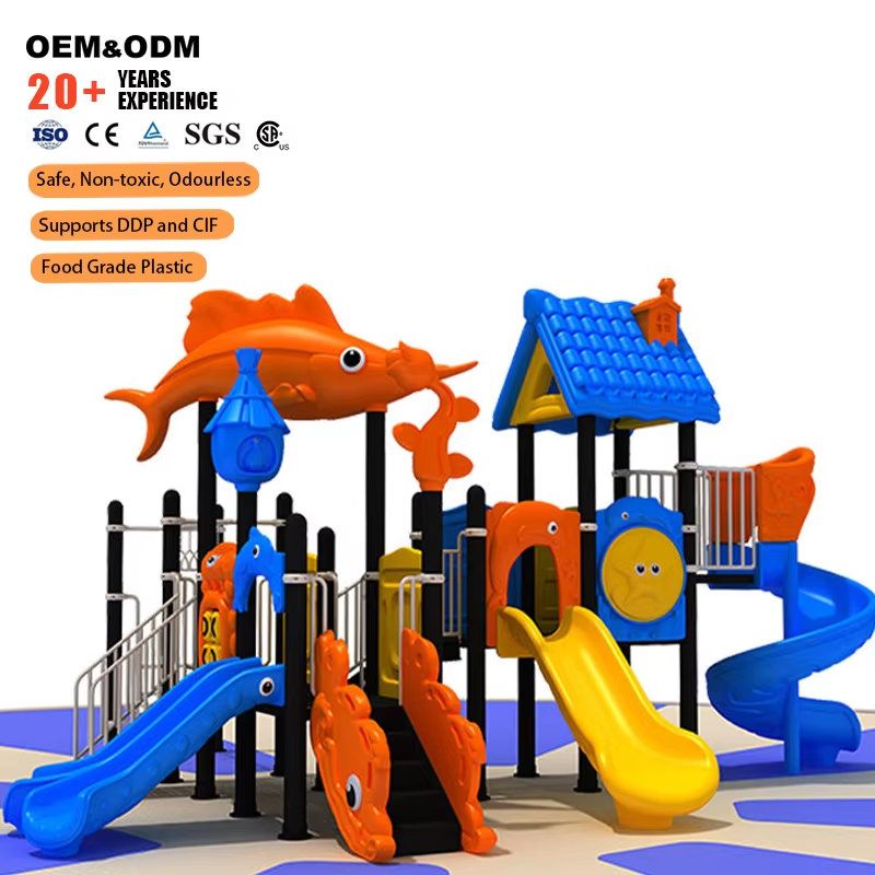 Factory Direct Custom Ocean Th - Kids Outdoor Slide Set ulasan dan harga