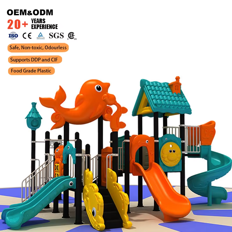 Factory Direct Custom Ocean Th - Kids Outdoor Slide Set ulasan dan harga