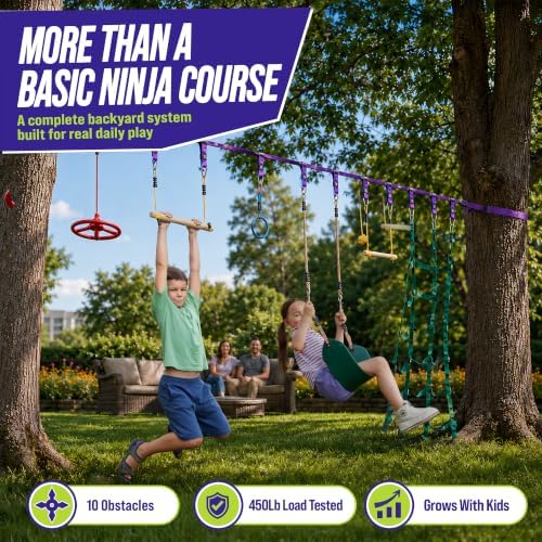 Obstacle Course for Kids - Out - Kids Outdoor Monkey Bars ulasan dan harga