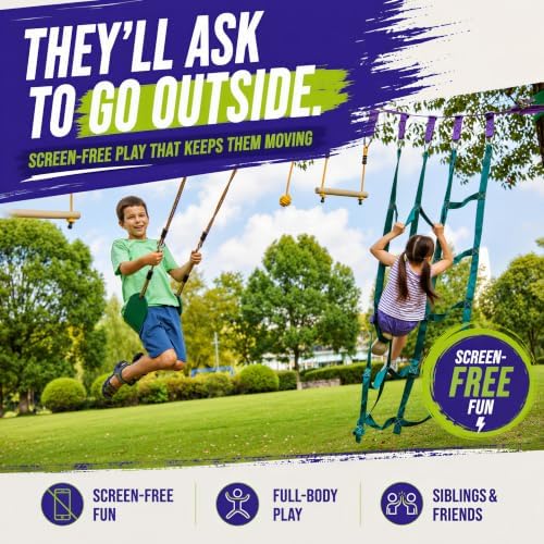 Obstacle Course for Kids - Out - Kids Outdoor Monkey Bars ulasan dan harga