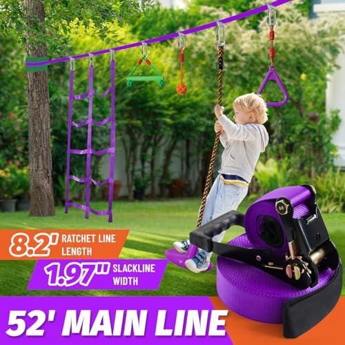 Obstacle Course for Kids-Slack - Kids Outdoor Monkey Bars ulasan dan harga