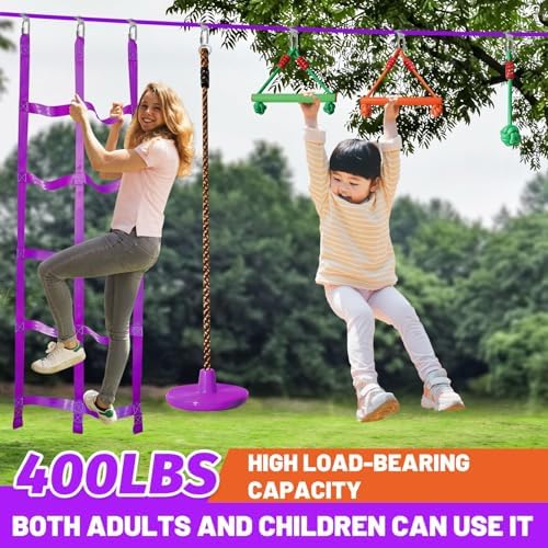 Obstacle Course for Kids-Slack - Kids Outdoor Monkey Bars ulasan dan harga