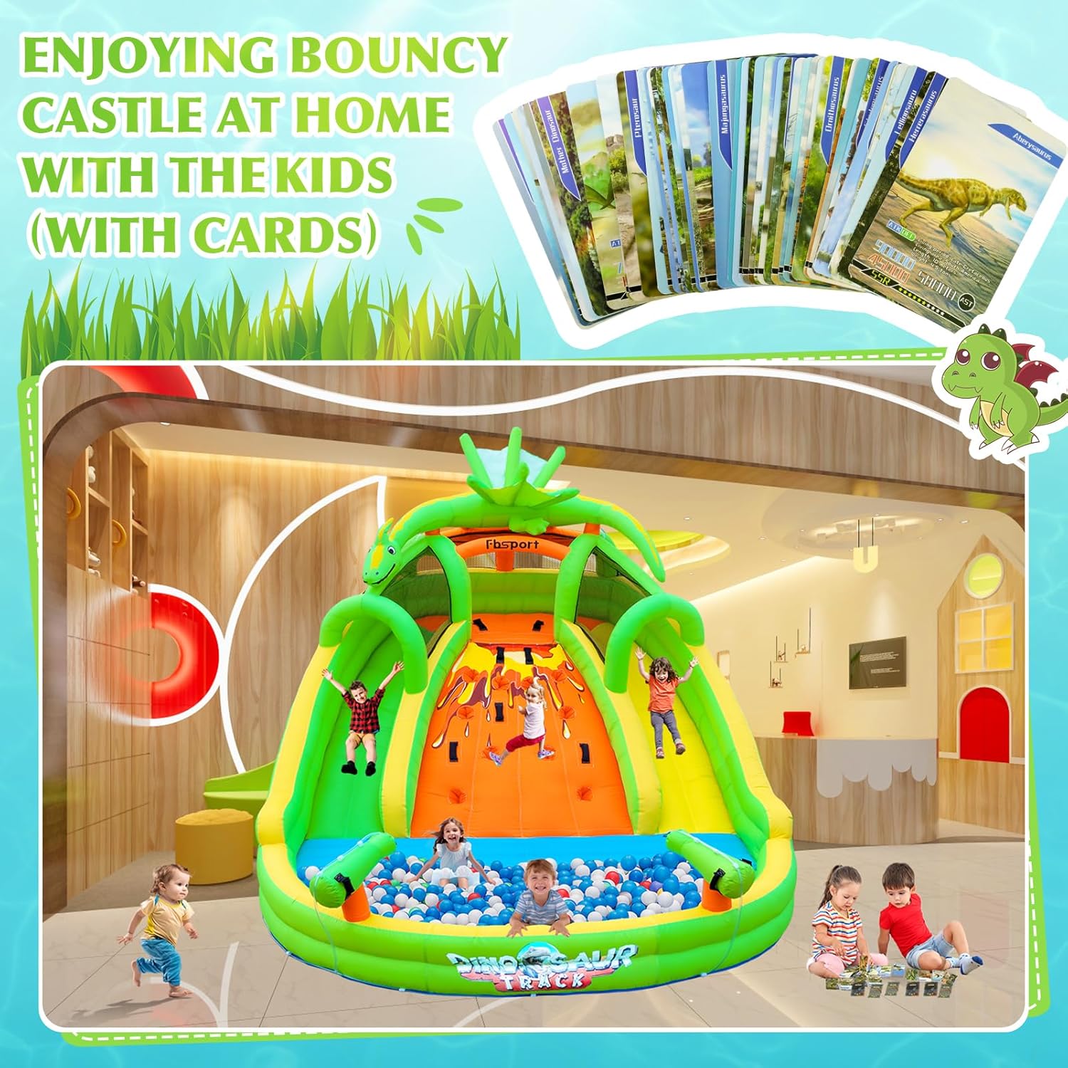 Kids Inflatable Bounce House w - Kids Outdoor Water ulasan dan harga