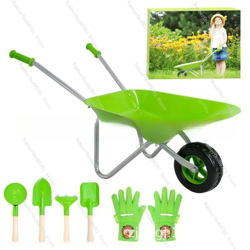 Kids Outdoor Wheelbarrow, Gree - Kids Outdoor Activities ulasan dan harga
