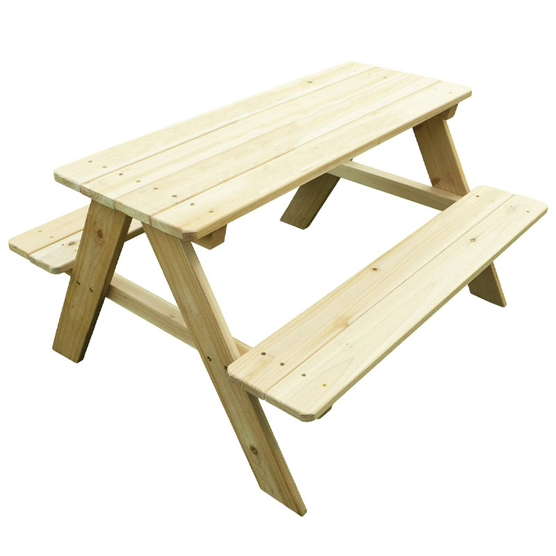 Outdoor Wooden Kids Picnic Tab - Kids Outdoor Bench Table ulasan dan harga