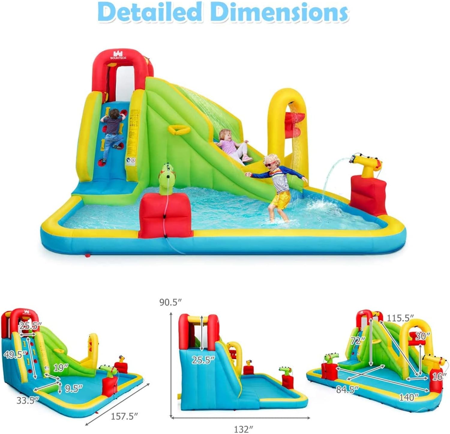 Mega Inflatable Water Park Bou - Kids Outdoor Water ulasan dan harga
