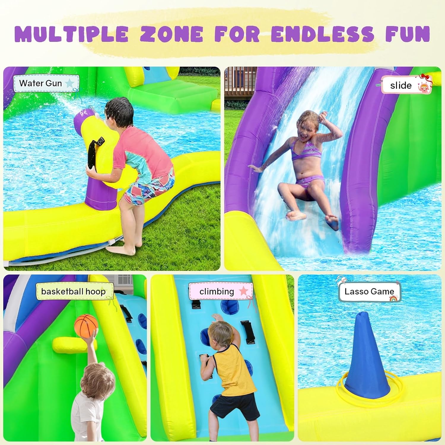 13x14FT Inflatable Bounce Hous - Kids Outdoor Playhouse ulasan dan harga