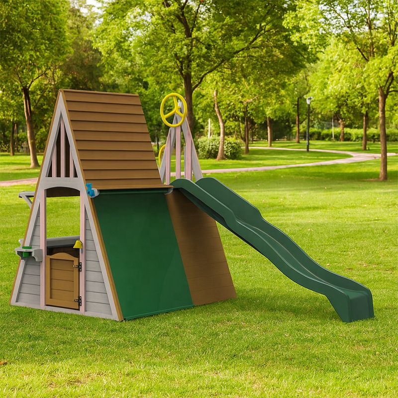 Kids Outdoor Playground Equipm - Kids Outdoor Playhouse ulasan dan harga