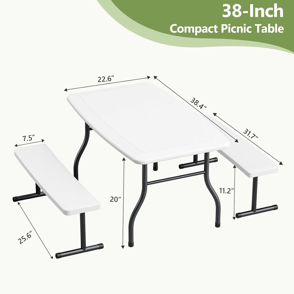 Kids Picnic Table with Benches - Kids Outdoor Bench Table ulasan dan harga