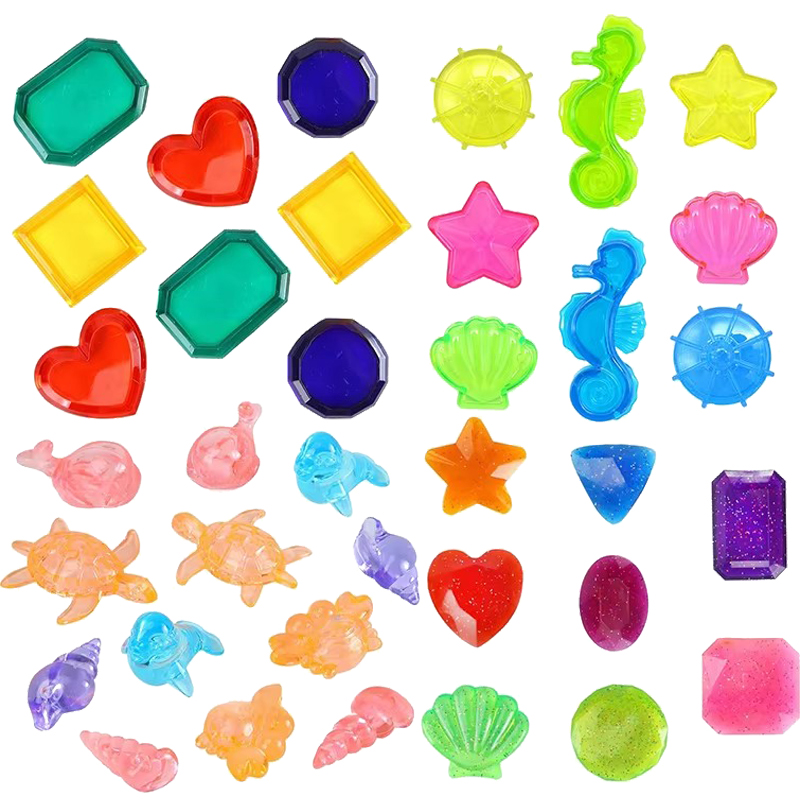 Children Colored Plastic Gem T - Kids Outdoor Activity Centre ulasan dan harga