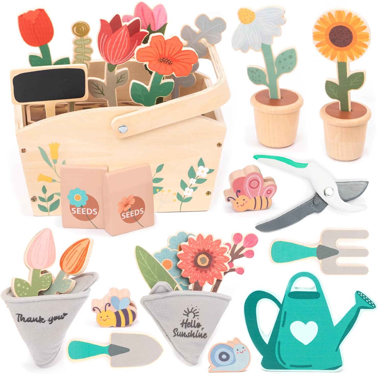 Wooden Garden Play Set – 30 Pc - Kids Outdoor Activity Centre ulasan dan harga