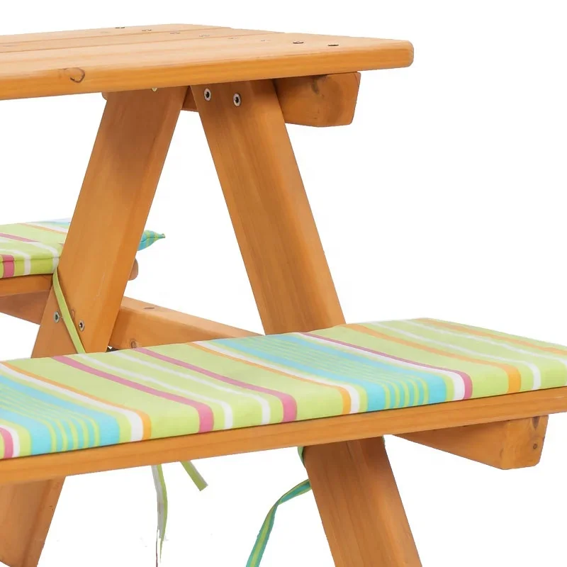 -Outdoor furniture wood kids t - Kids Outdoor Bench Table ulasan dan harga