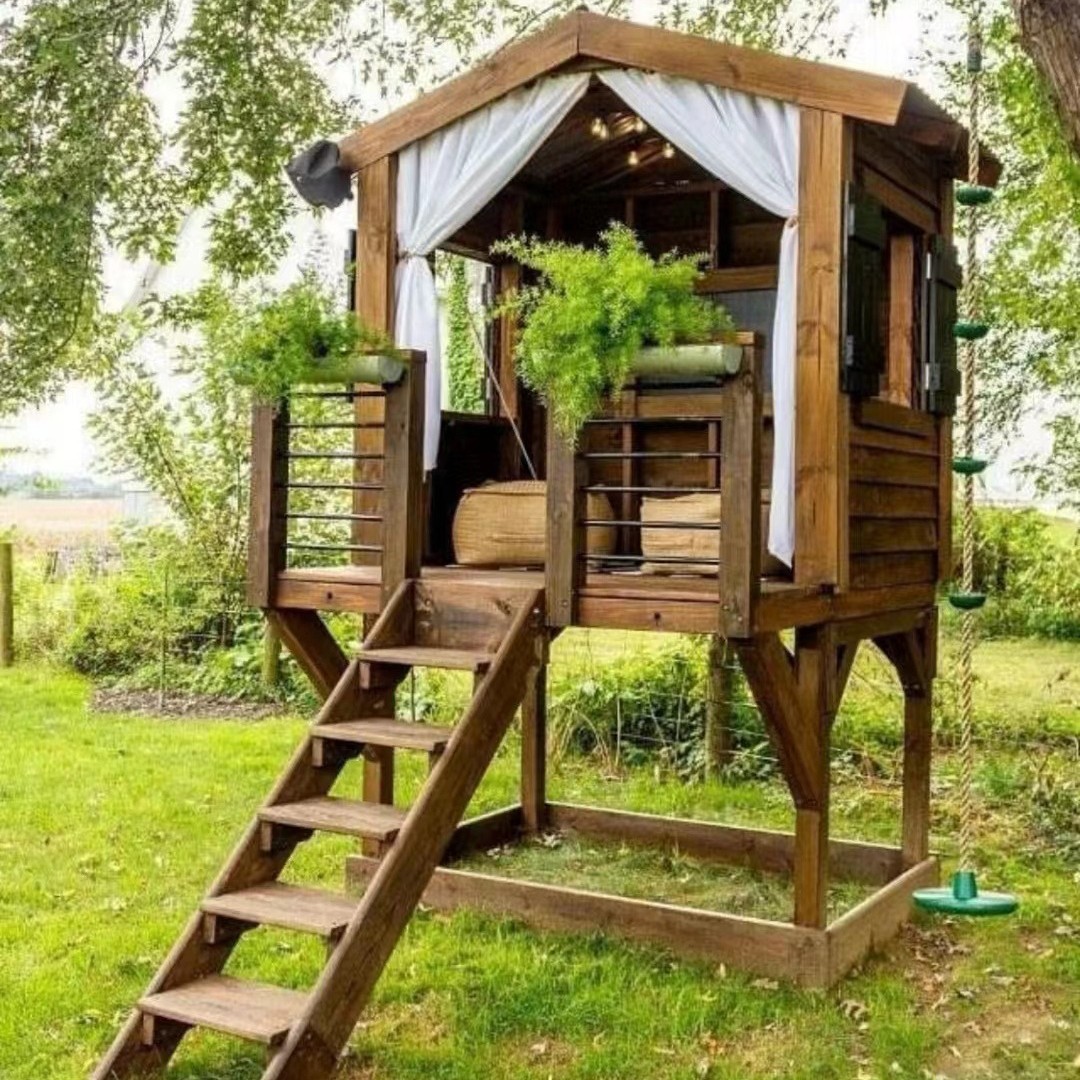 Outdoor Movable Assembly Homes - Kids Outdoor Playhouse ulasan dan harga