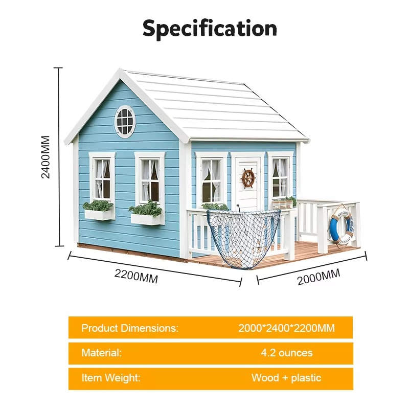 Outdoor Garden Cubby House Chi - Kids Outdoor Playhouse ulasan dan harga